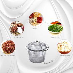 divish tea filter for spices tea Collapsible Sieve image 4