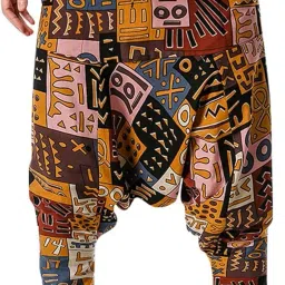 Printed Cotton Men Harem Pants-image-48