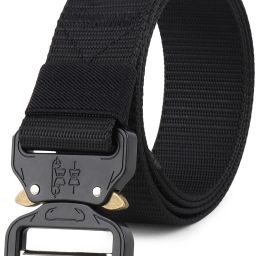 Men Black Nylon Belt-image-91