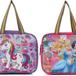 PRINCESS + UNICORN Lunch Tiffin Bag For School Office Picnic Waterproof Lunch Bag-image-121