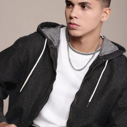 Men Solid Jacket-image-5