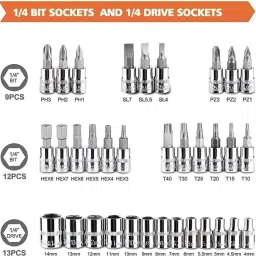 srsw 46 in 1 Pcs Tool Kit & Screwdriver Multi Purpose Combination Tool Case Precision Power & Hand Tool Kit image 2