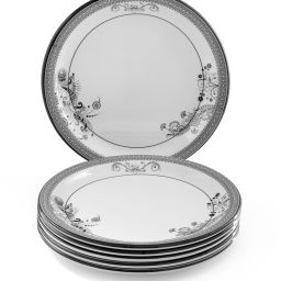Food Grade Melamine | Silver Lace (7.5 inches) | Tableware, Quarter Plate-2