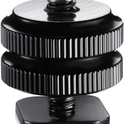SUPERNIC Screw Adapter Tripod Mount Phone Clip Holder for DSLR Camera. Flash Shoe Adapter-48