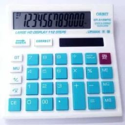 ORBIT OT-512WTC blue model ot-512 FinancialCalculator-19
