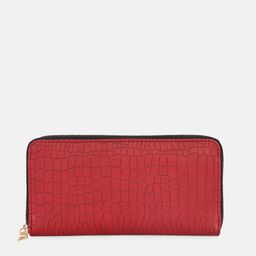 Bagsy Malone Red Textured Purse Clutch-22