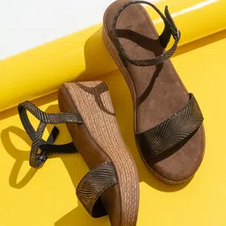 Inc 5 Textured Open Toe Wedge Heels-45