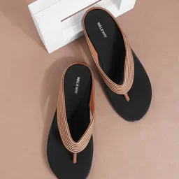 WALKWAY by Metro Striped Open Toe Flats-image-70