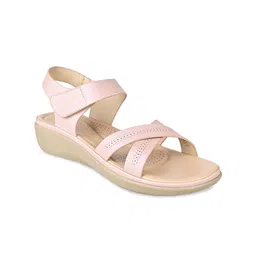 Rocia Perforated Open Toe Comfort Heels-97