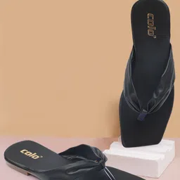 Colo Open Toe T-Strap flats-17