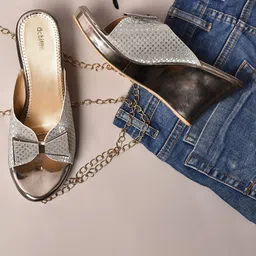 Action Embellished Wedge Heels-17