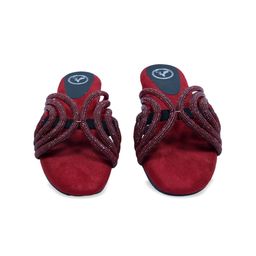 Sana K Luxurious Footwear Party Kitten with Bows-41