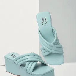 TWIN TOES Open Toe Flatform Heels-41
