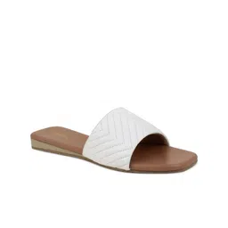 PEPITOES Textured Open Toe Flats image 5