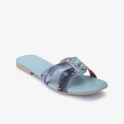 Gibelle Printed Open Toe Flats image 3