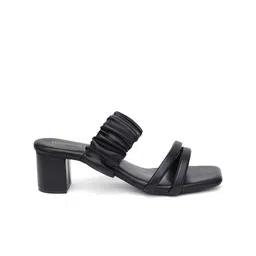 Mast & Harbour Printed Party Block Mules with Bows image 2