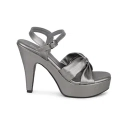 Inc 5 Knotted Open Toe Party Platform Heels With Backstrap image 5