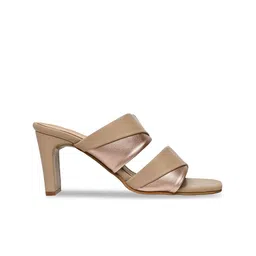 Rocia Colourblocked Square Toe High Block Heels image 5