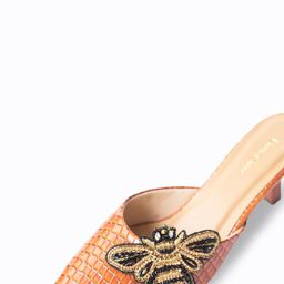 UrbanSway Printed Block Mules with Bows image 4