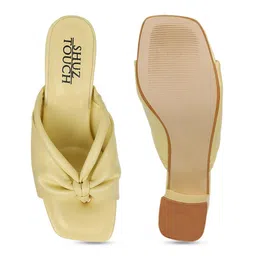 SHUZ TOUCH Synthetic Block Sandals image 4