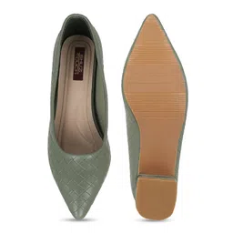 SHUZ TOUCH Textured Block Pumps image 2