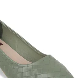 SHUZ TOUCH Textured Block Pumps image 3