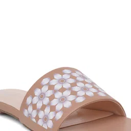 Sherrif Shoes Printed Open Toe Flats image 2