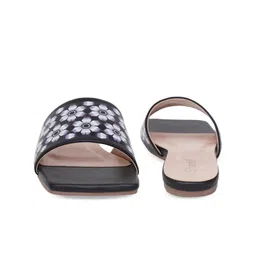 Sherrif Shoes Printed Open Toe Flats image 2