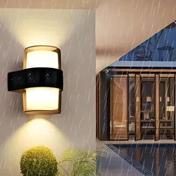 SPARK WORLD Black & Yellow Metal Contemporary Abstract Shaped Wall Lamp-58