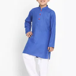 JBN Creation Boys Mandarin Collar Kurta with Pyjamas-93