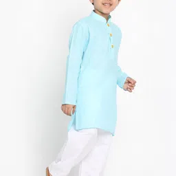 JBN Creation Boys Mandarin Collar Kurta with Pyjamas image 2