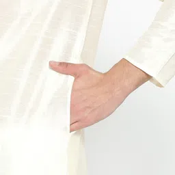 MAG Regular Kurta With Churidar & Nehru Jacket image 5