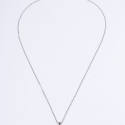 SALTY Silver-Plated Circular Pendant With Chain-image-53