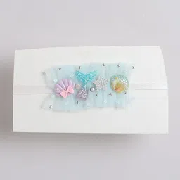 TIPY TIPY TAP Infant Girls Mermaid Frill Embellished Hairband With Clips-58