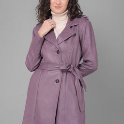 Crimsoune Club Notched Lapel Collar Shoulder Tabs Single-Breasted Longline Trench Coat-picture-1