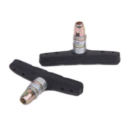 Generic 2 Pairs Bicycle Accessories MTB V Brake Pads Blocks Stop Black image 2