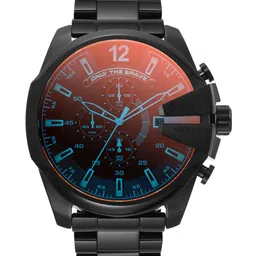 DIESEL Men Black Chronograph Watch DZ4318-53