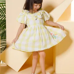 Peppermint Girls Checked Sheath Dress-image-43