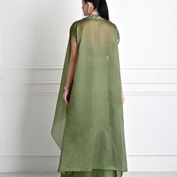 one knot one ONE KNOT Embroidered Thread Work Made to Measure Lehenga & Blouse With Dupatta image 3