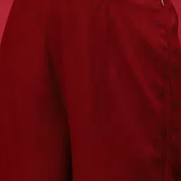 Anouk Maroon Ethnic Motifs Woven Design Kurta with Palazzos & Dupatta image 3