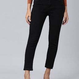 SHOWOFF Women Mid Rise Clean Look Boyfriend Fit Cropped Jeans-picture-47