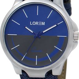 LOREM Men Embellished Dial & Straps Analogue Watch LR24-A image 5