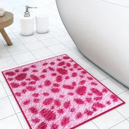 Athom Trendz Pink Printed Anti-Skid Doormats-image-31
