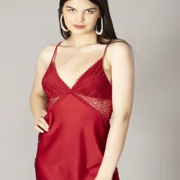 Herryqeal Self Design Shoulder Straps Baby Doll-picture-43