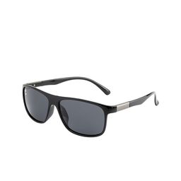Clark N Palmer Unisex Black Lens & Black Wayfarer Sunglasses with Polarised and UV Protected Lens-10