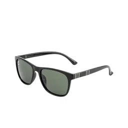 Clark N Palmer Unisex Green Lens & Black Wayfarer Sunglasses with Polarised and UV Protected Lens-6