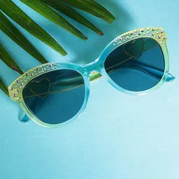 PASSION PETALS Girls Polarised & UV Protected Lens Cateye Sunglasses 11-12yellowsunglasses-image-93
