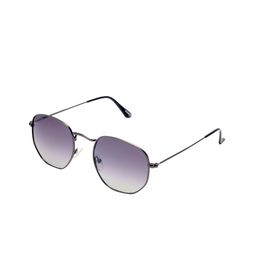 Roadies Unisex Grey Lens & Gunmetal-Toned Round Sunglasses with Polarised Lens-image-13