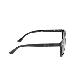 Clark N Palmer Unisex Black Lens & Black Wayfarer Sunglasses with Polarised and UV Protected Lens image 3