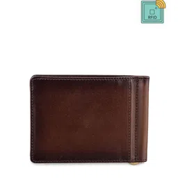BROWN BEAR Leather Money Clip With RFID-56